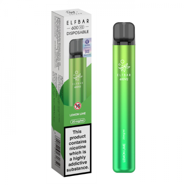 Elf Bar V2 Disposable Vape Pen - Lemon Lime